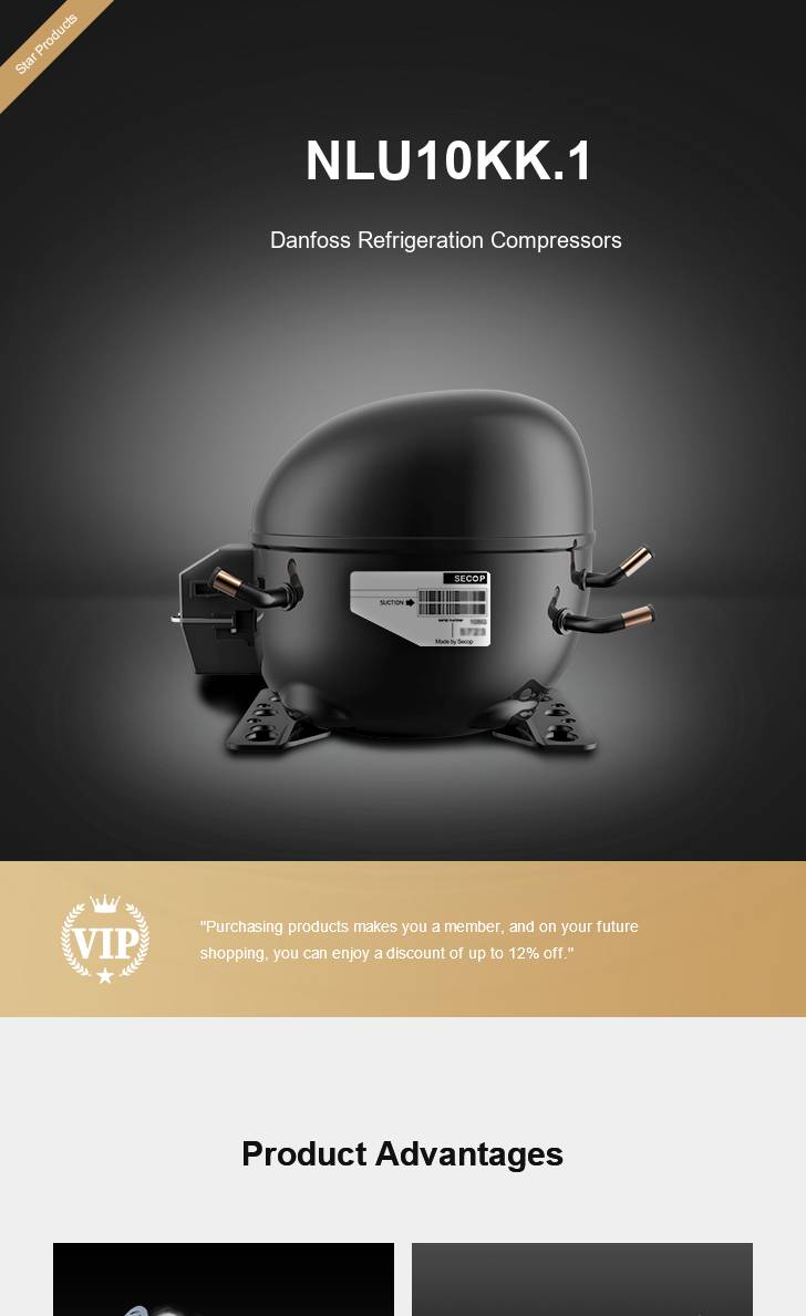 Danfoss Compressor NLU10KK.1, technical parameters pdf, structure diagram
